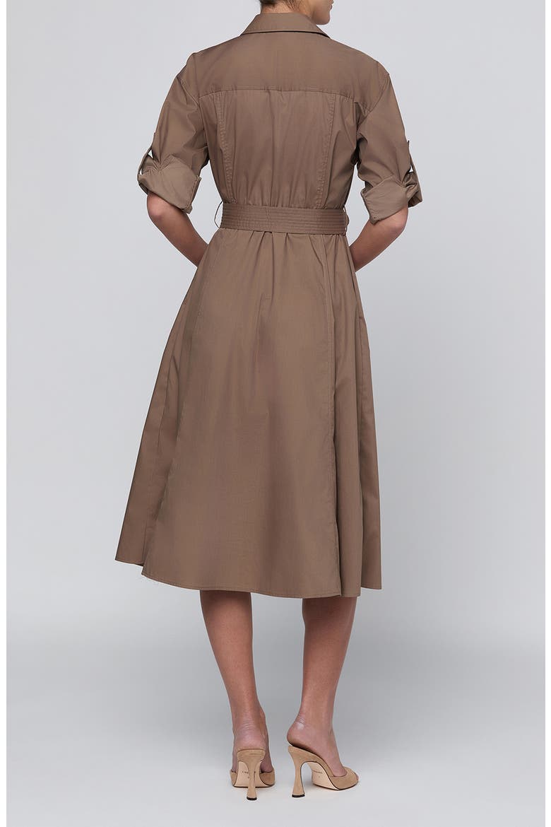 Callen Midi Shirt Dress, Alternate, color, CARDAMOM