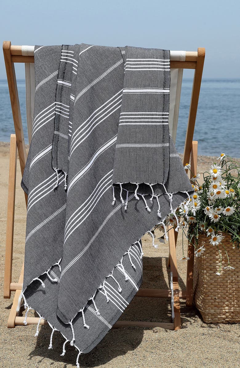 Linum Home Textiles 'Lucky' Turkish Pestemal Towel, Alternate, color,