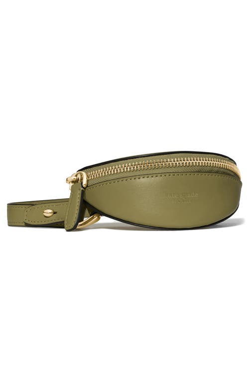 Kate Spade New York Hug Pebble Leather Crossbody Bag In Green