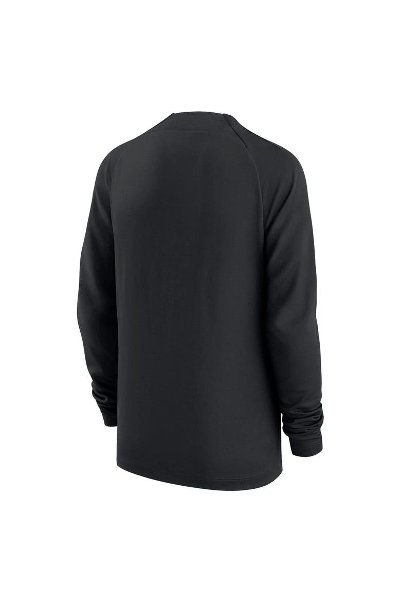 Youth Nike Black USWNT 2023 Academy Pro Drill Performance Raglan Quarter-Zip Top, Alternate, color, Black