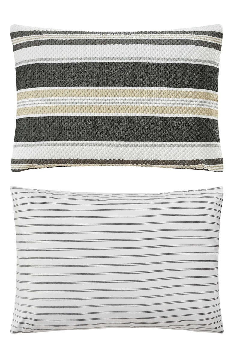 Nautica Prospect Harbor King 8-Piece Bed Set, Alternate, color, Dark Grey