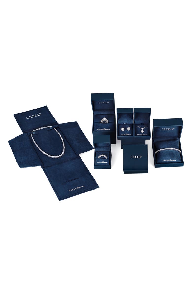 Crislu Skinny Bracelet, Alternate, color, Platinum F