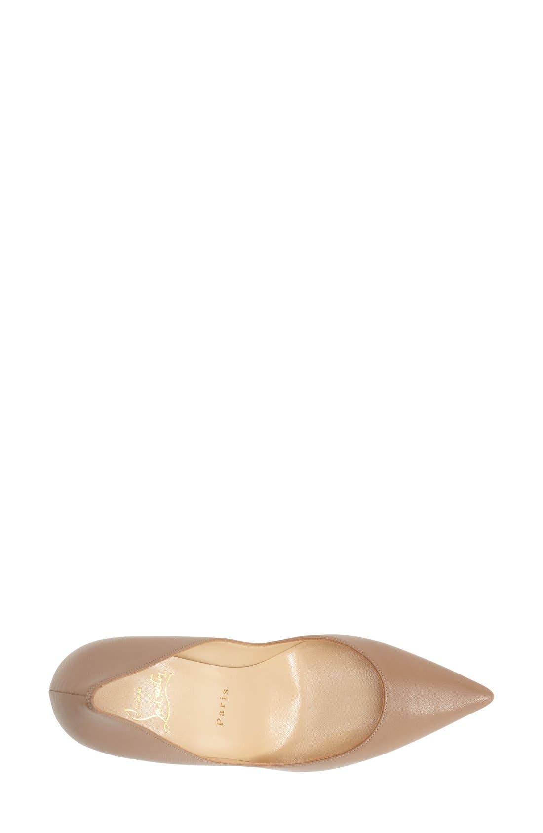 'Apostrophy' Pointy Toe Pump, Alternate, color, BEIGE