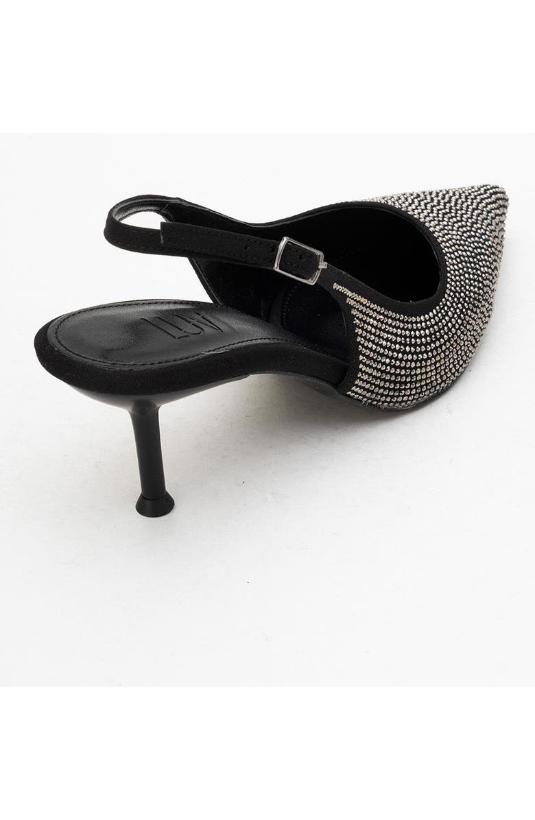 Prologue Shoes Novs Slingback Pointed Toe Pump, Alternate, color, Black