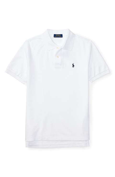 Kids' Solid Cotton Piqué Knit Polo (Big Kid)
