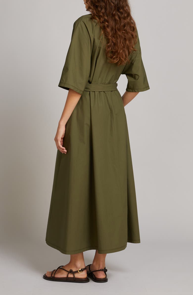 MM by Max Mara Albero Jersey Maxi Dress, Alternate, color, Moss Green