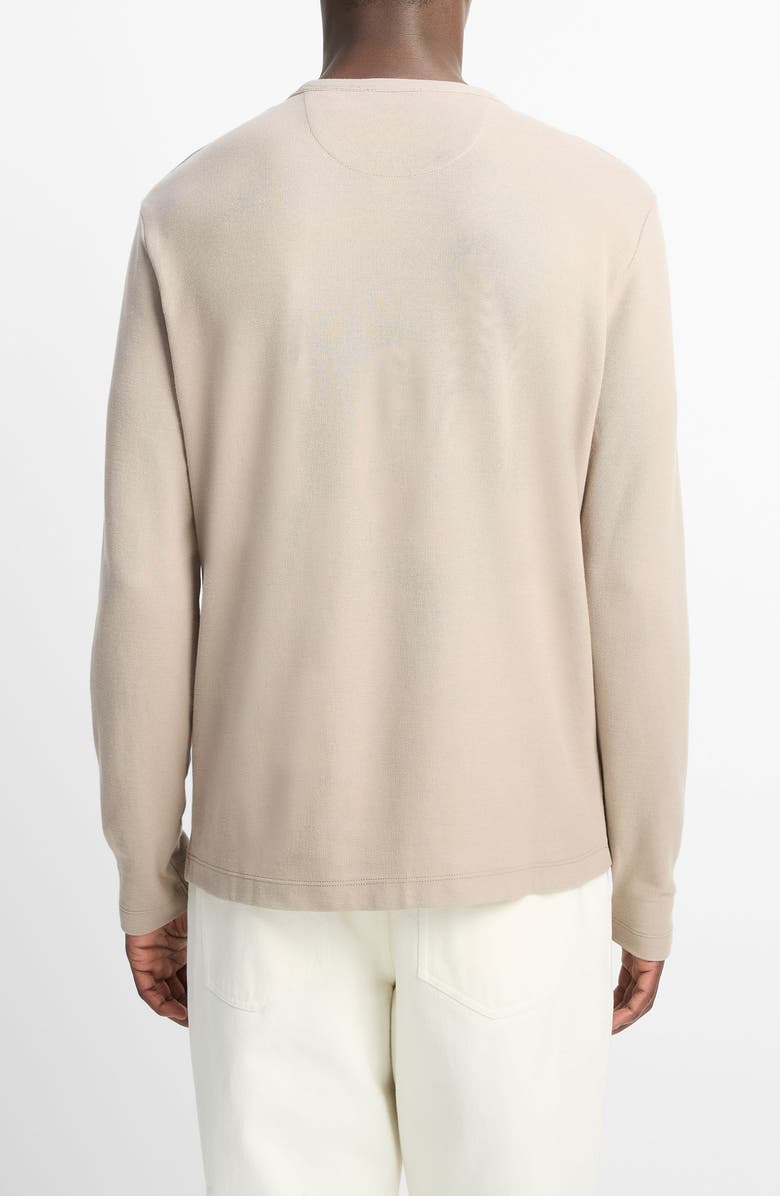 Pima Cotton Piqué Long Sleeve T-Shirt