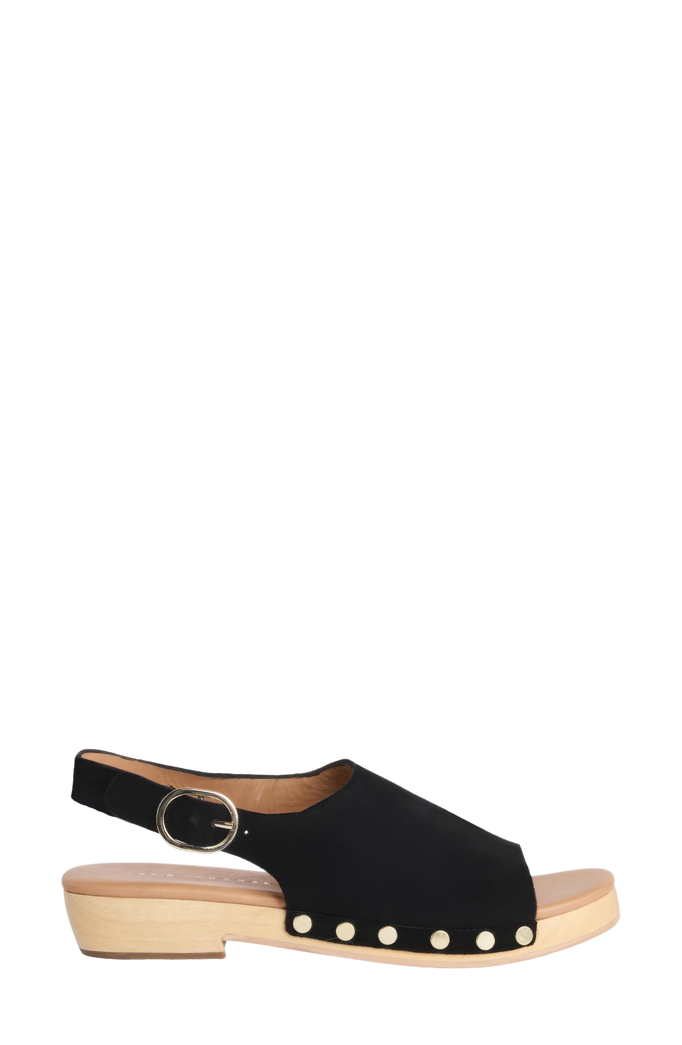 André Assous Oona Slingback Sandal, Alternate, color, Black