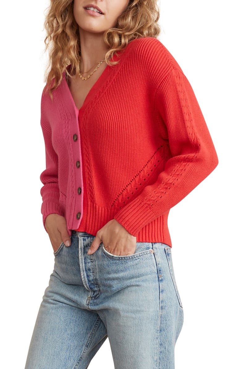 Marine Layer Robin Crop Cardigan, Alternate, color,