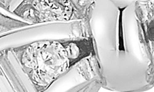 Glaze Jewelry Cubic Zirconia Bow Stud Earrings
