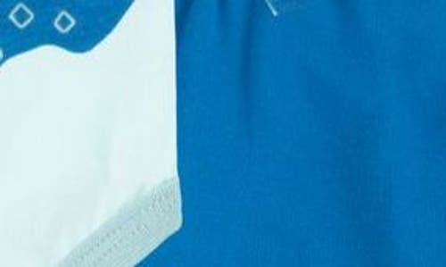 Nike Sportswear Club Camo Bodysuit & Joggers Set In Blue