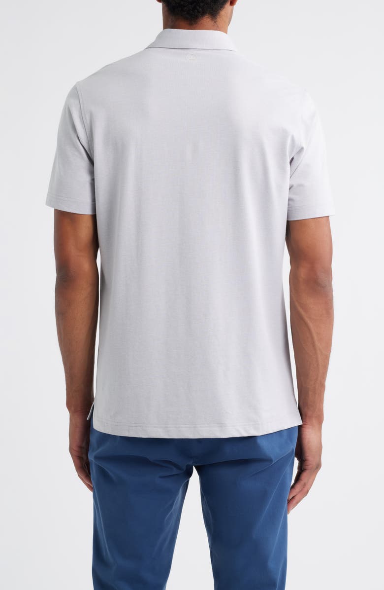 Peter Millar Crown Crafted Albatross Pima Cotton Blend Polo, Alternate, color, Gale Grey