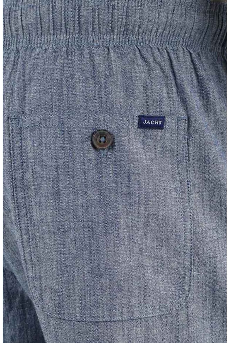 Stretch Chambray Pull-On Shorts, Alternate, color, INDIGO