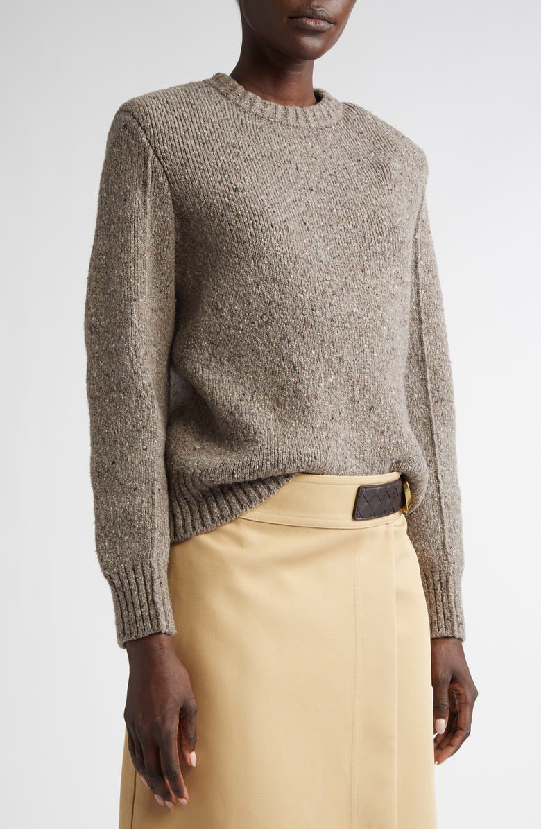 Bottega Veneta Tailored Wool Blend Crewneck Sweater, Alternate, color, 