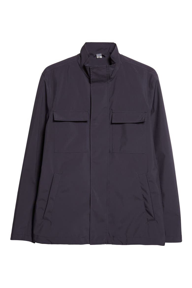 New Rain Jacket, Alternate, color, NAVY/ CAMEL