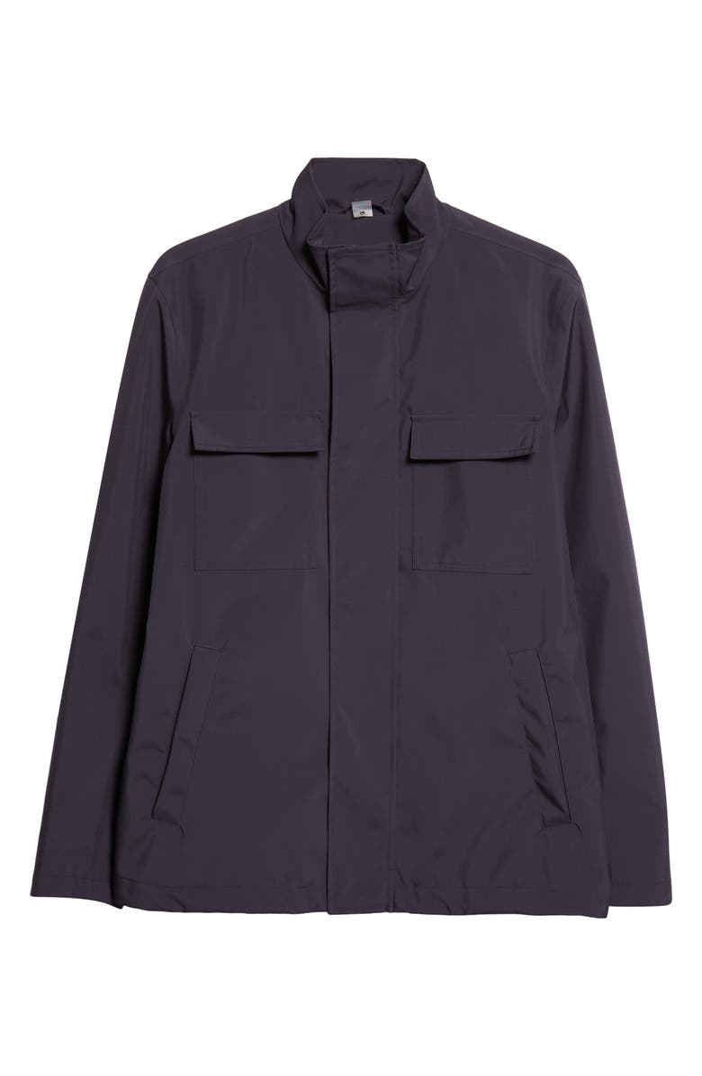 Herno New Rain Jacket, Main, color, Navy/ Camel
