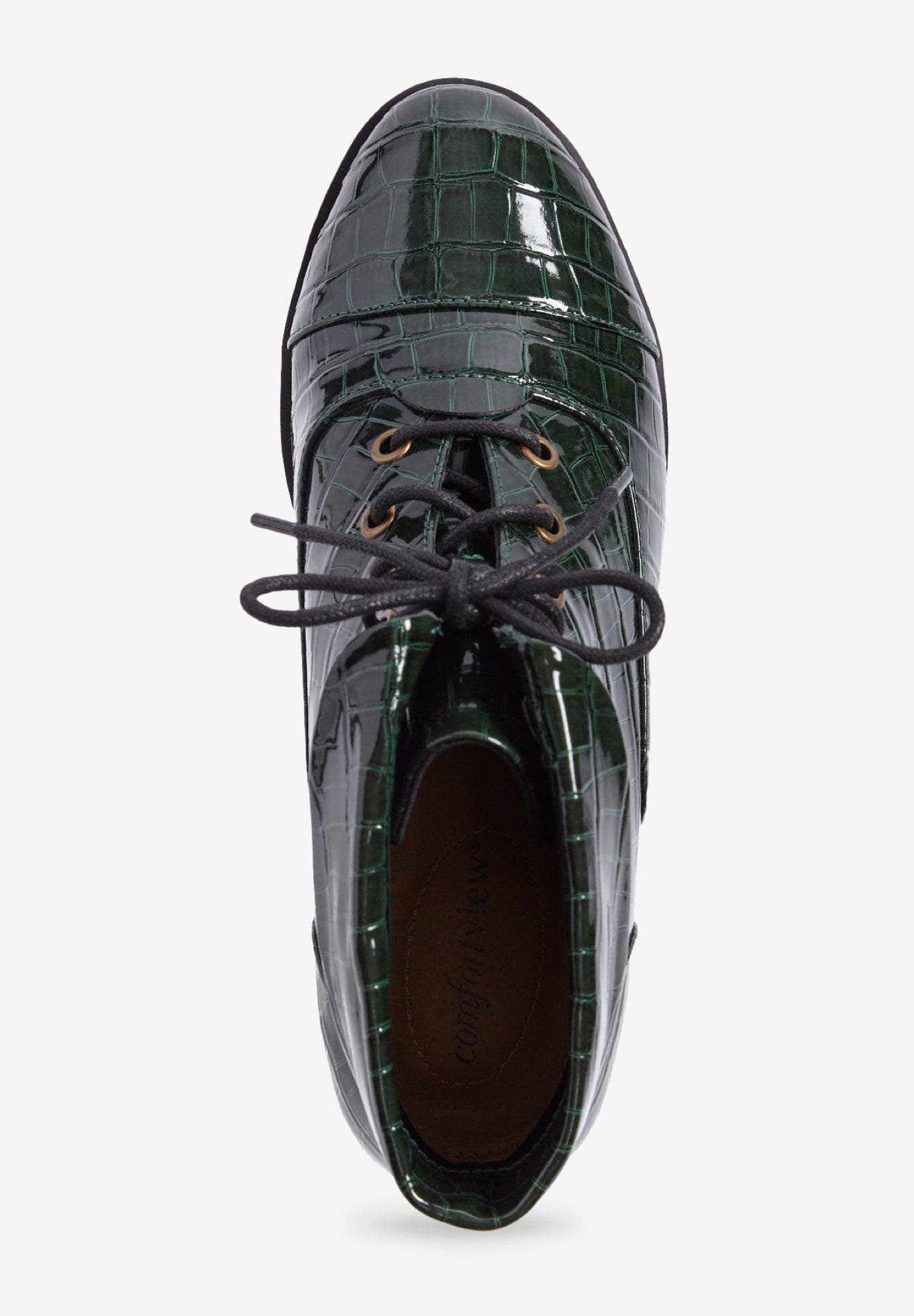 The Darcy Bootie, Alternate, color, GREEN CROCO