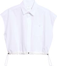Sacai Crop Poplin Shirt