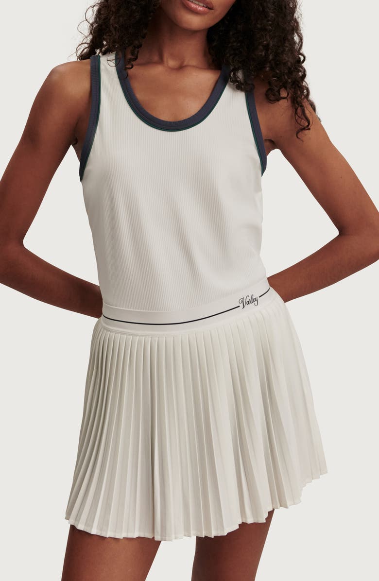 Varley Tegan Performance Tank, Main, color, White