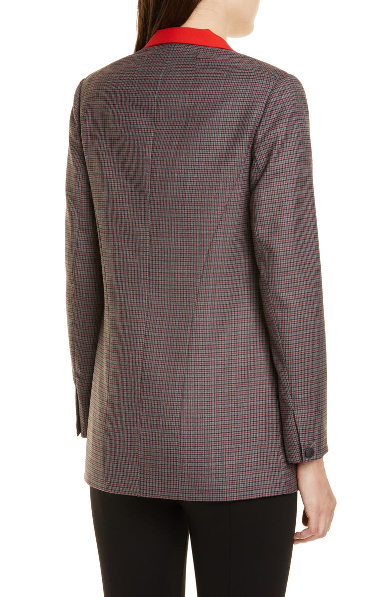 rag & bone Paloma Check Stretch Wool Blend Blazer, Alternate, color,