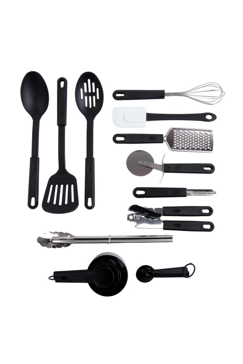 20-Piece Tool/Gadget Prep N' Serve Combo Set, Alternate, color, Black