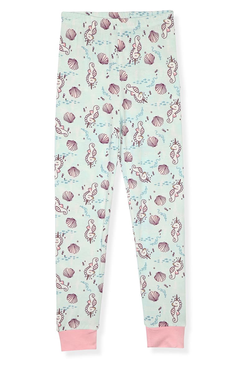 Kids' Assorted 2-Pack Print Fitted Two-Piece Pajamas, Alternate, color, AQUA
