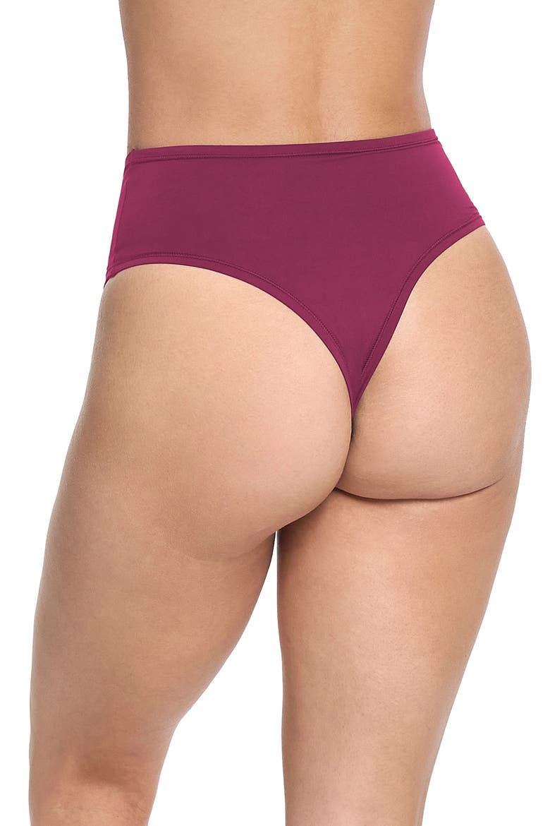 YourFit™ Assorted 3-Pack High Waist Thongs, Alternate, color, MMAM