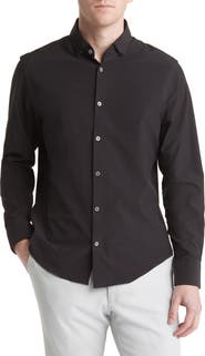 Mizzen+Main Leeward No-Tuck Stretch Button-Up Shirt