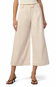 Pleated Culotte Pants