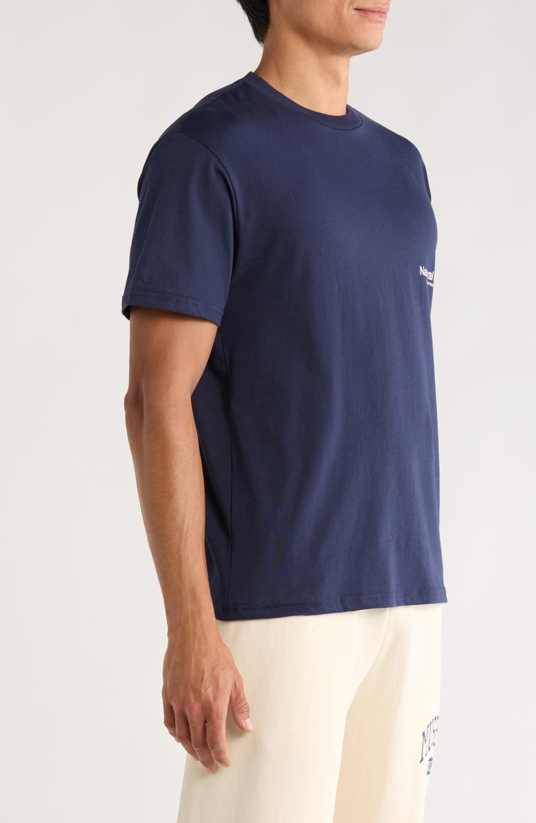 Museum of Peace & Quiet Natural Goods Graphic T-Shirt, Alternate, color, Navy