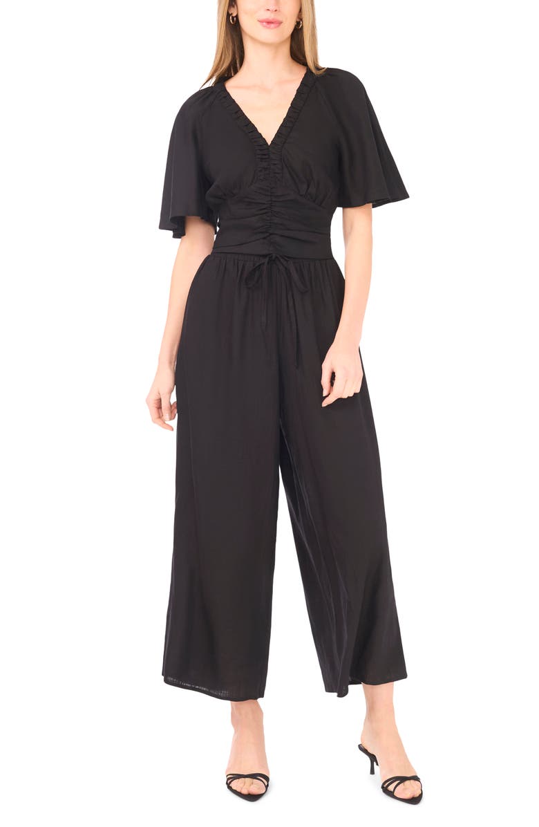 Parker Flowy Drawstring Pants, Alternate, color, Rich Black