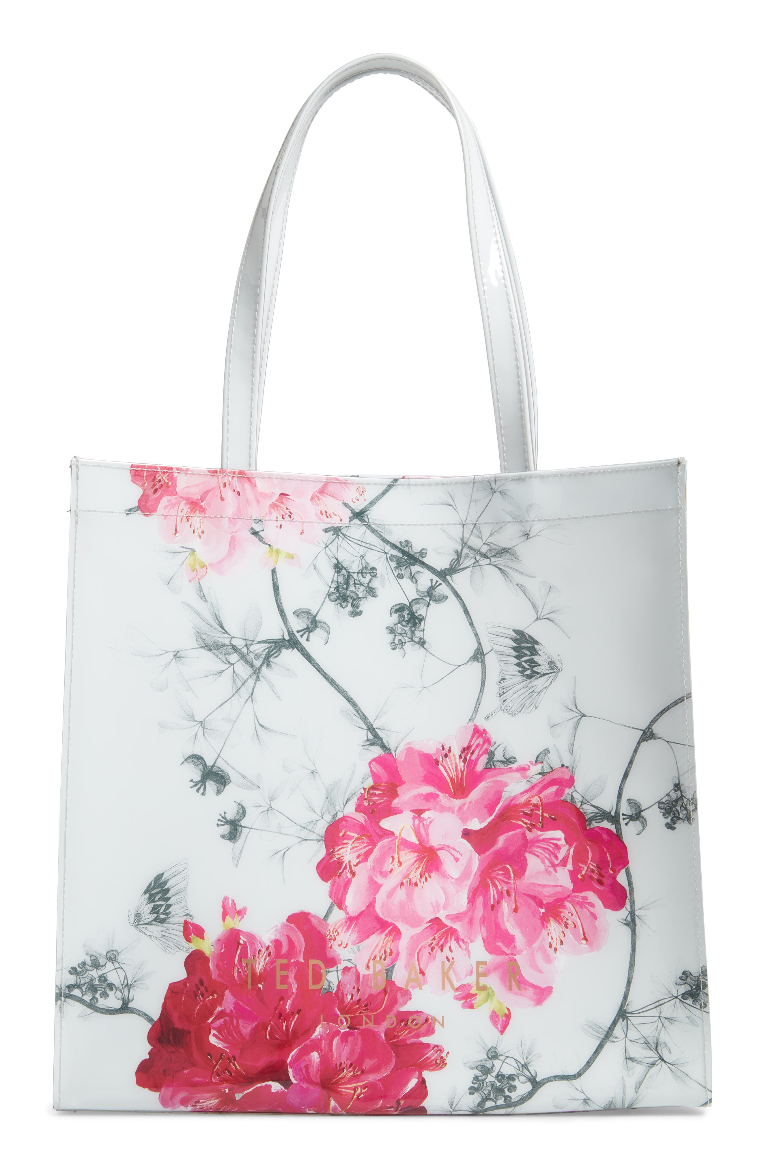 Ted Baker London Large Babylon Print Icon Tote, Alternate, color, 