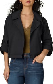 Wit & Wisdom Roll Tab Open Front Soft Blazer