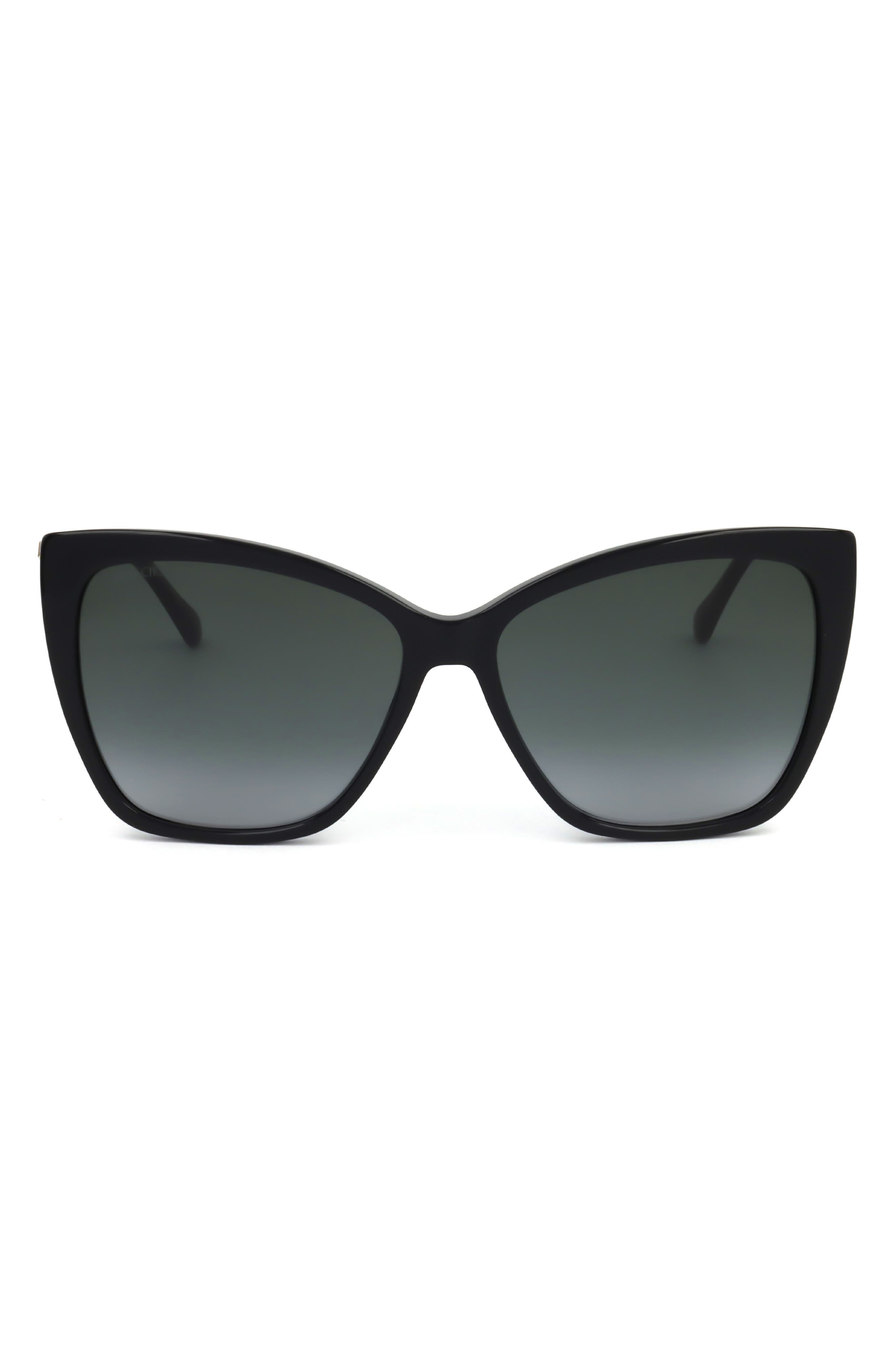 58mm Cat Eye Sunglasses