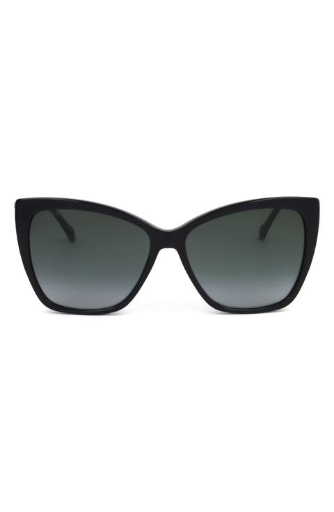58mm Cat Eye Sunglasses
