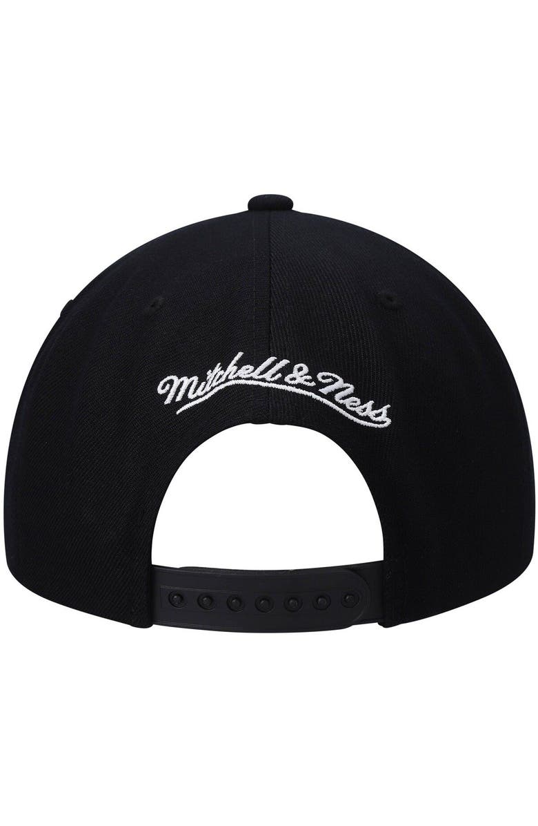Mitchell & Ness Men's Mitchell & Ness Black Sacramento Kings Hardwood Classics Script 2.0 Snapback Hat, Alternate, color, Black