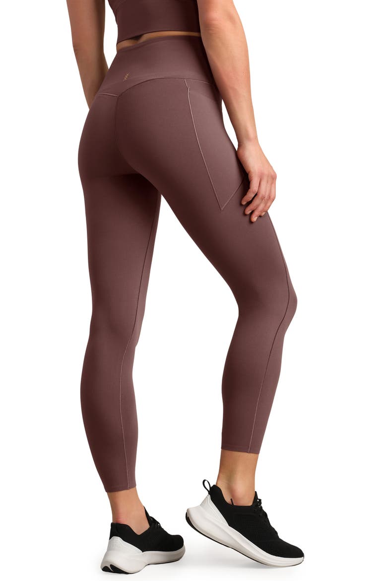 Revive Pockets 7/8 Leggings, Alternate, color, DEEP MAUVE