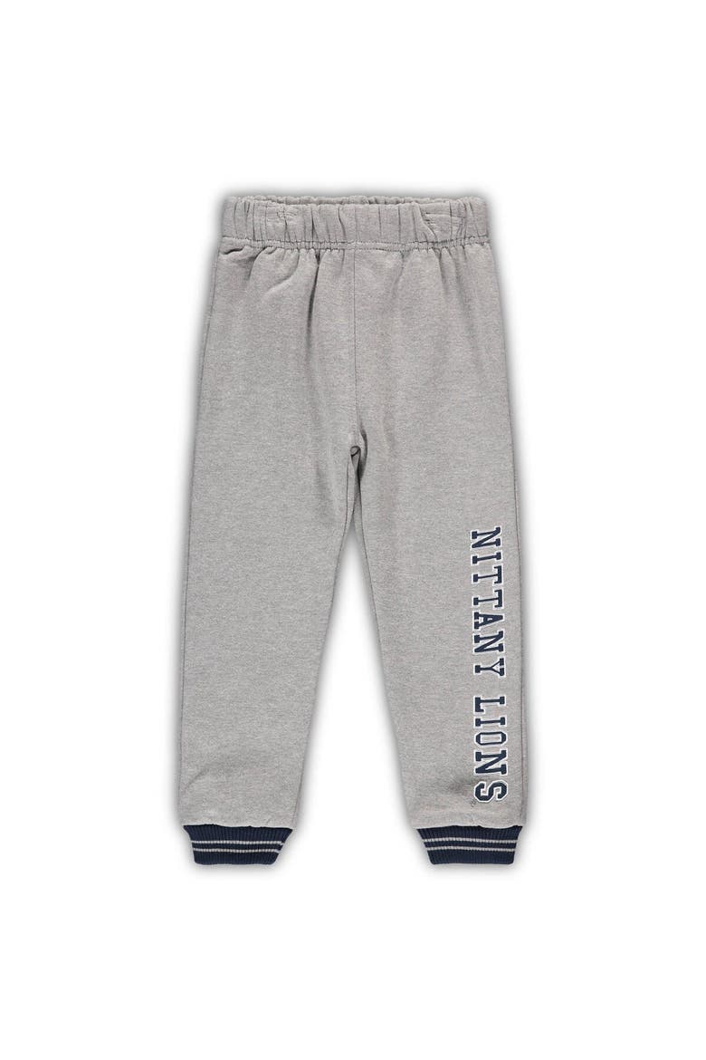Toddler Colosseum Navy/Heathered Gray Penn State Nittany Lions Poppies Hoodie and Sweatpants Set, Alternate, color, Navy
