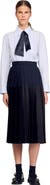 SANDRO Midi Pleated Skirt