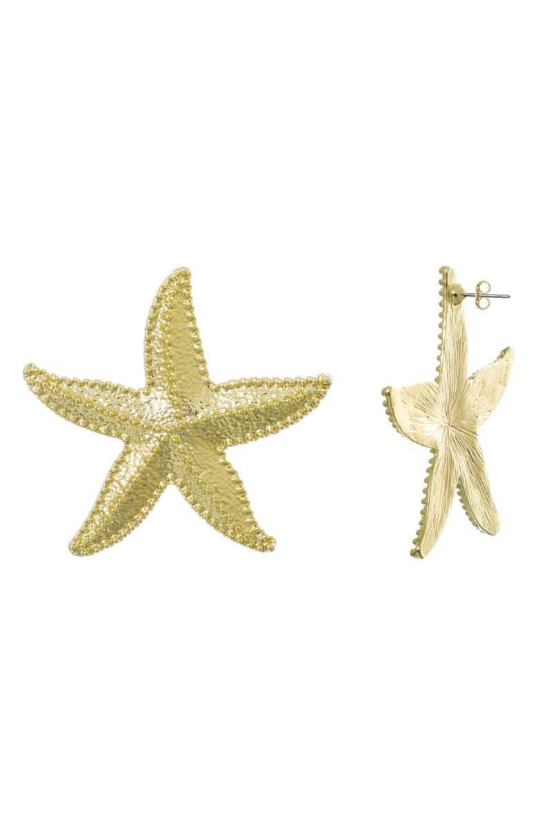 Adornia Starfish Drop Earrings, Alternate, color, Gold