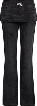 DIESEL® D-Hourjian Layered Cotton & Hemp Jeans