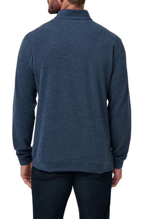 Travismathew Cloud Quarter Zip In Blue