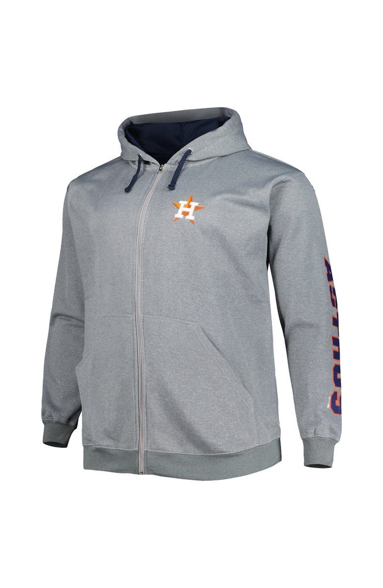 PROFILE Men's Profile Ash Houston Astros Big & Tall Pullover Hoodie, Alternate, color, Ash