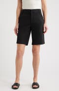 Wit & Wisdom High Waist Relaxed Denim Shorts