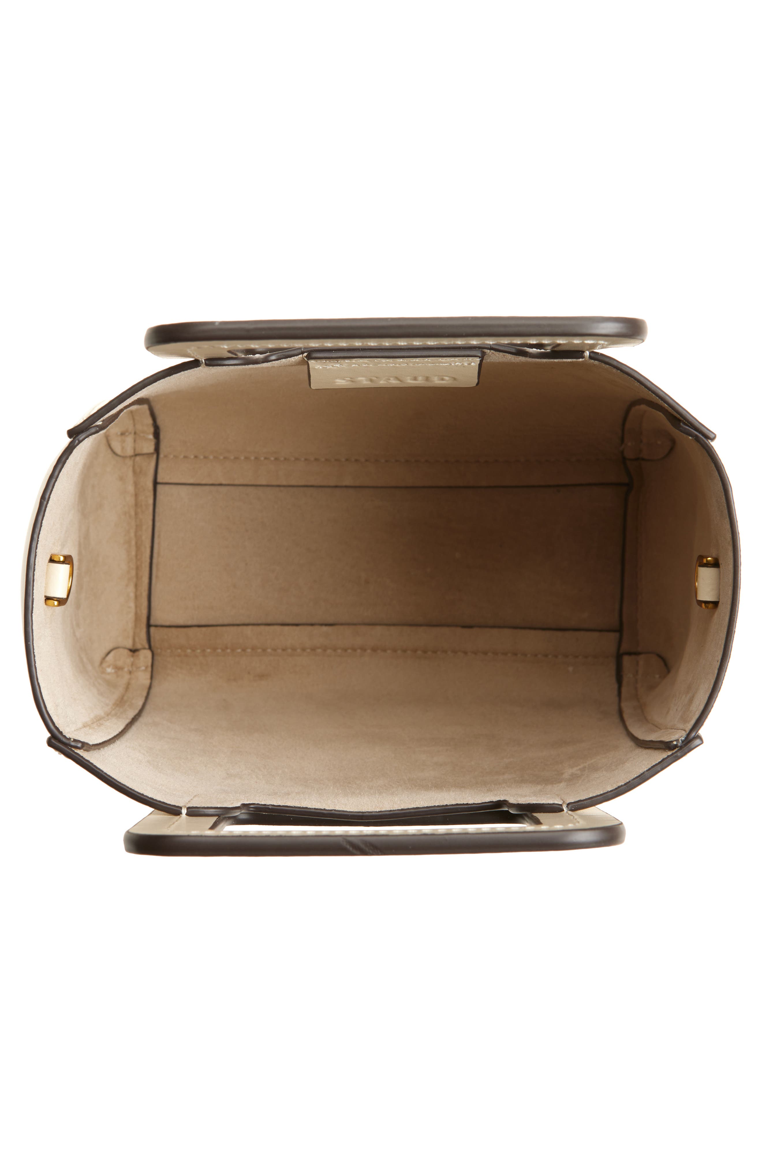 STAUD Mini Shirley Leather Satchel, Alternate, color, 