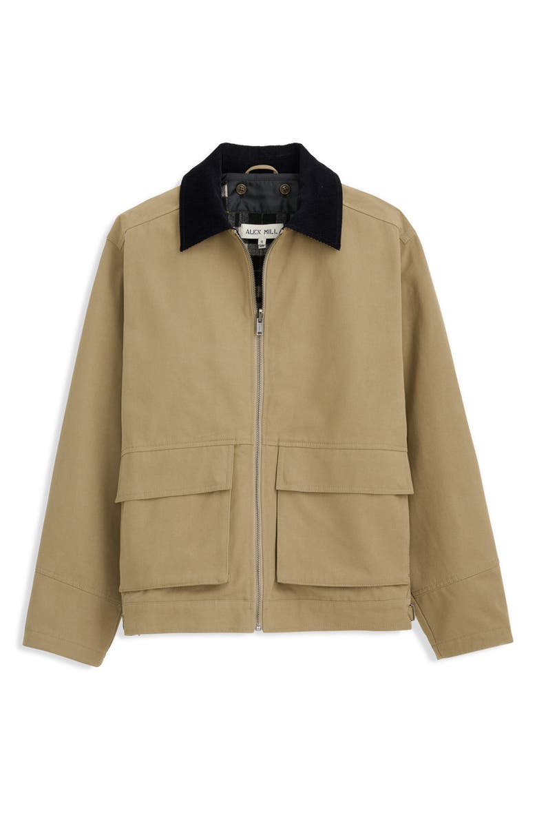 Alex Mill Essex Cotton Canvas Jacket, Alternate, color, Khaki