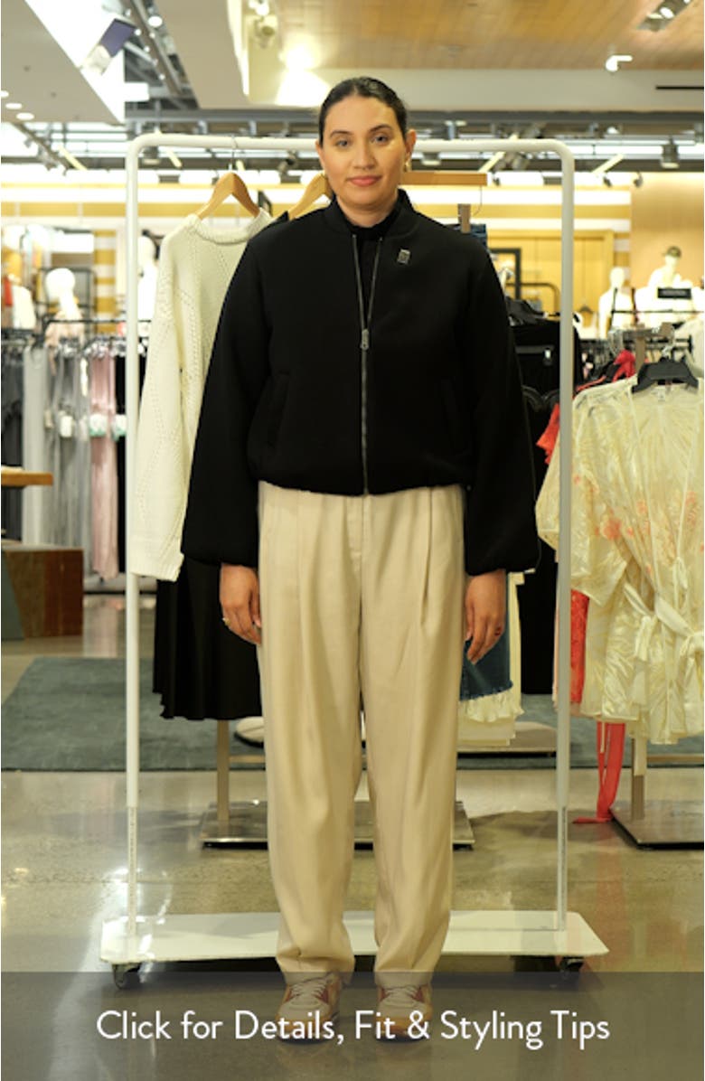 Scuba Knit Bomber Jacket