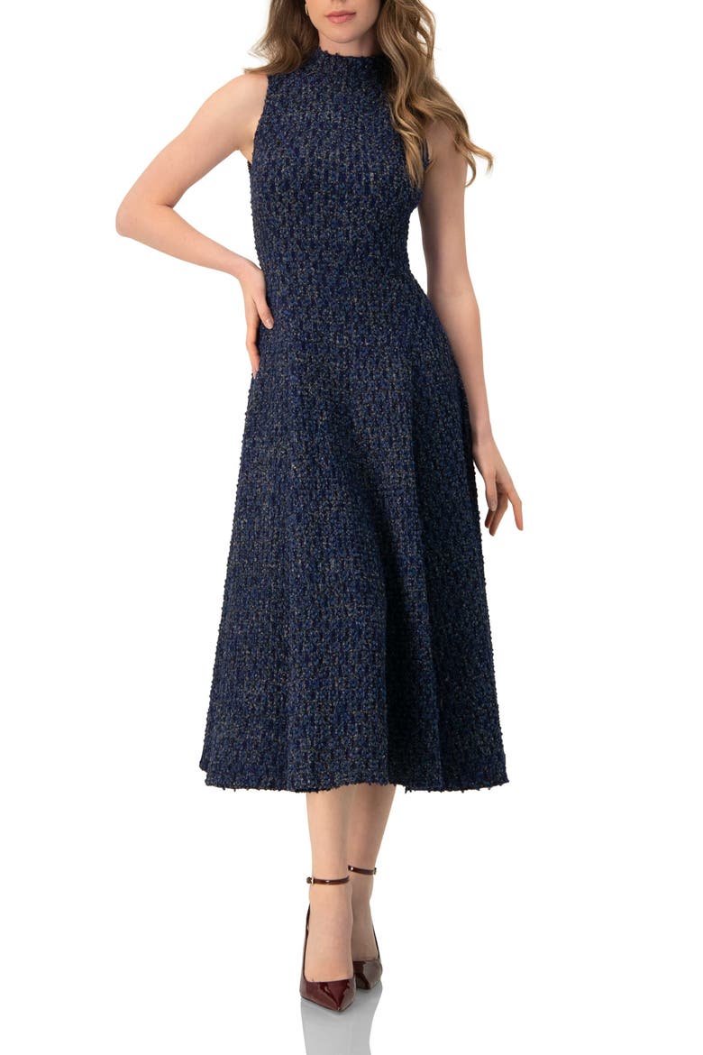 Sleeveless Wide Maxi Dress, Main, color, Navy Blue