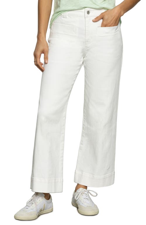 Sanctuary Voyage High Waist Crop Straight Leg Jeans In Bleached W