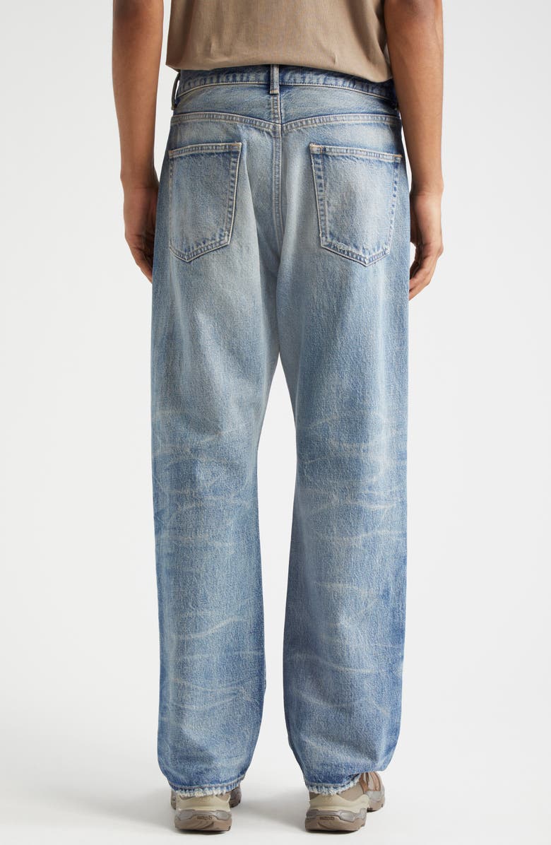 John Elliott Wyatt Ripped Wide Leg Jeans, Alternate, color, 